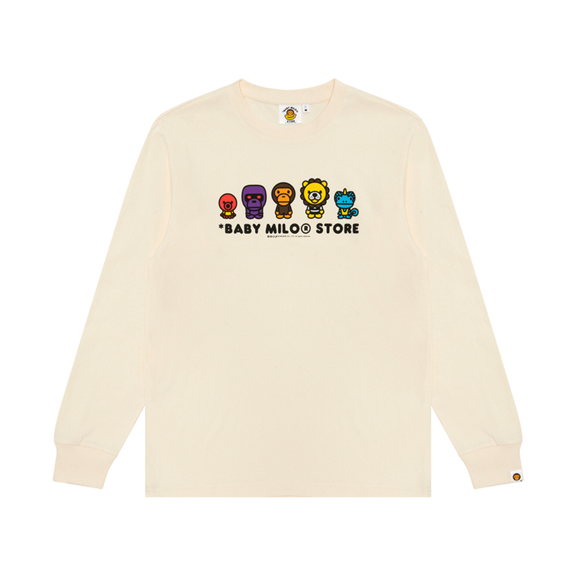 베이프 베이비 마일로 티셔츠 화이트(BAPE Baby Milo T-Shirt White) - 1