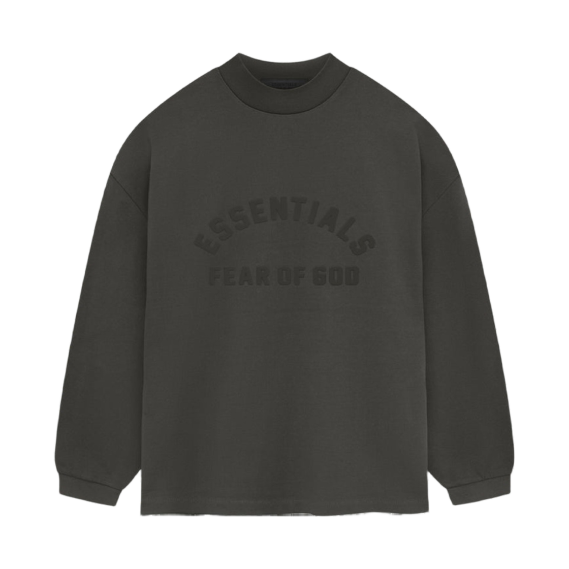 에센셜 헤비 저지 롱슬리브 티셔츠 잉크 - 24SS
