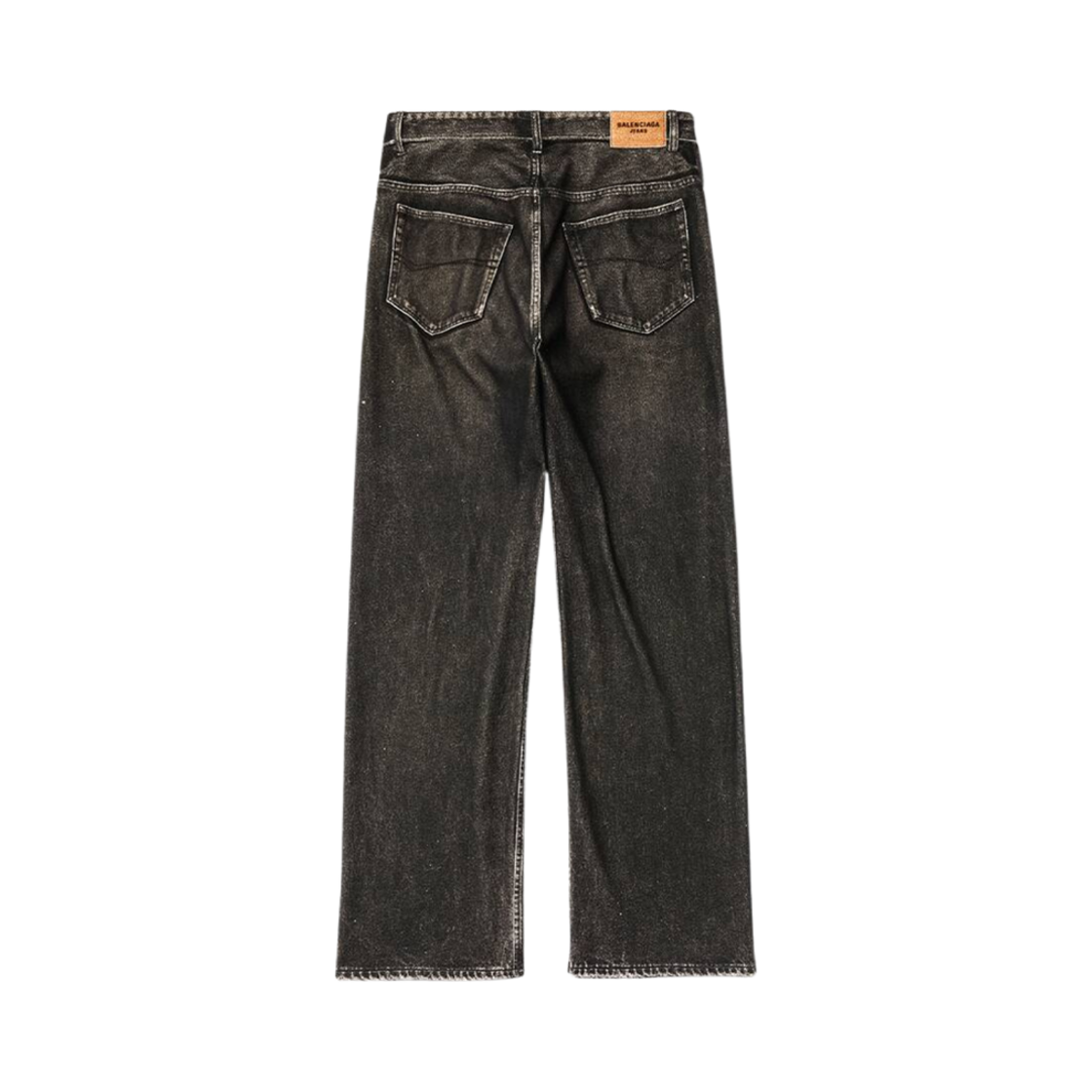 발렌시아가 데님 트롱프 뢰유 팬츠 블랙(Balenciaga Denim Trompe L'oeil Pants Black) - 2
