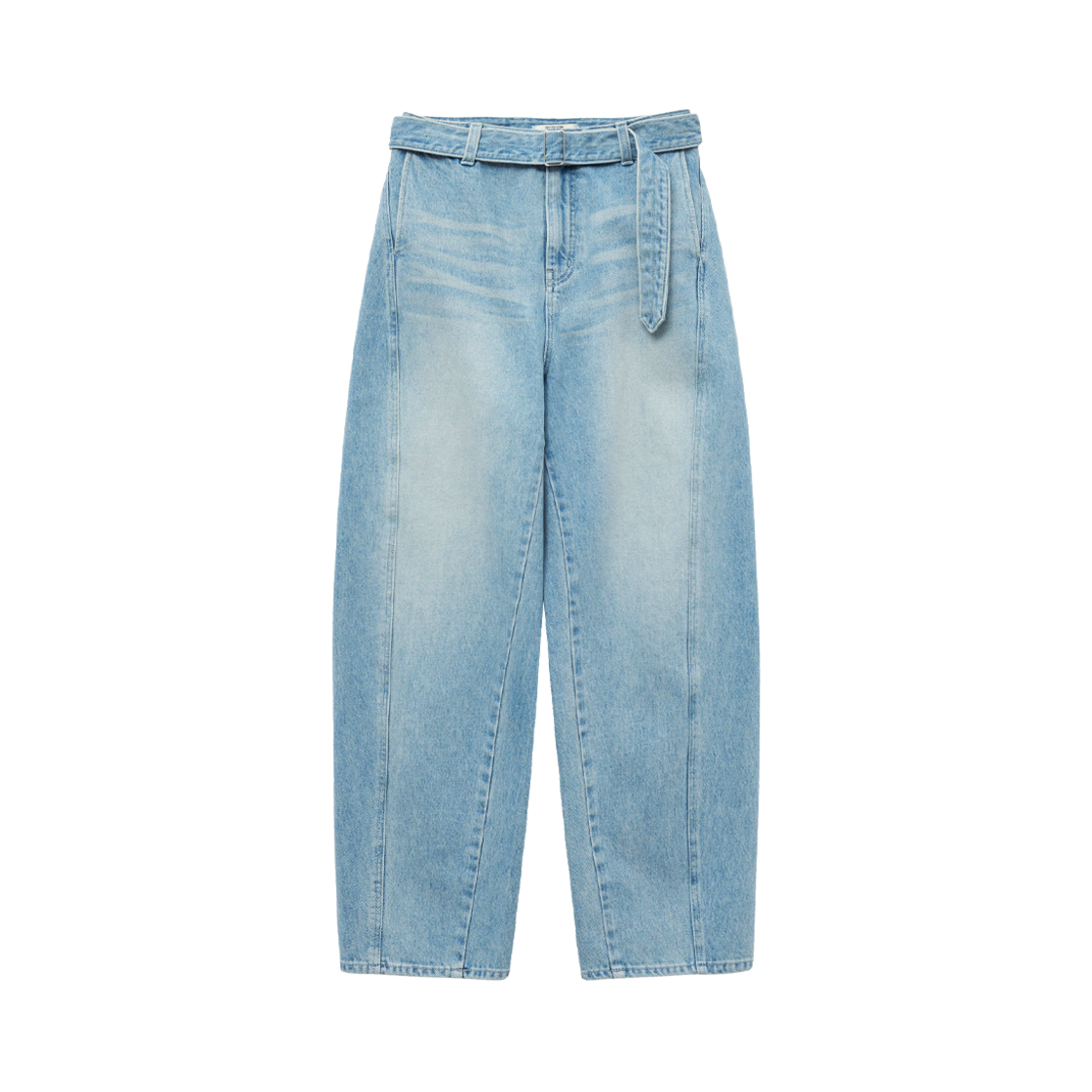 SFS1DP201ABL The Saturday Evening Post Twisted Belted Denim Trousers_Blue