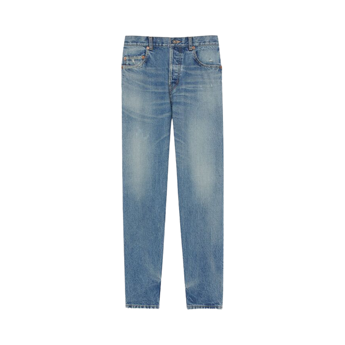 (W) 생로랑 바네사 진 샬롯 블루 데님 샬롯 블루((W) Saint Laurent Vanessa Jeans In Charlotte Blue Denim Charlotte Blue)