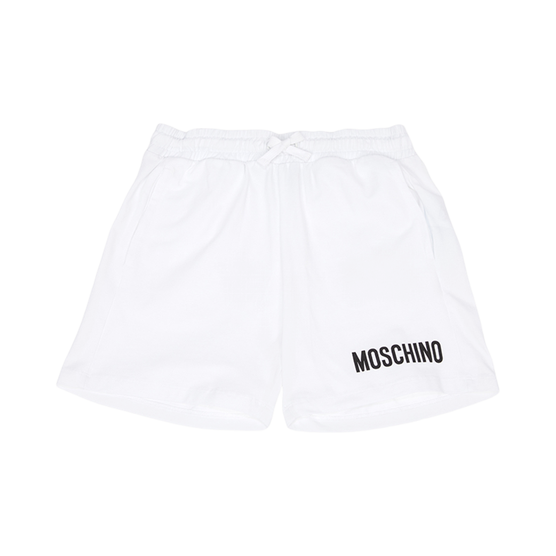 (키즈) 모스키노 숏 팬츠 화이트((Kids) Moschino Short Pants White)
