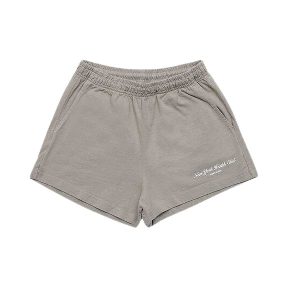 스포티 앤 리치 NY 헬스 클럽 디스코 쇼츠 엘리펀트 화이트(Sporty & Rich NY Health Club Disco Shorts Elephant White)