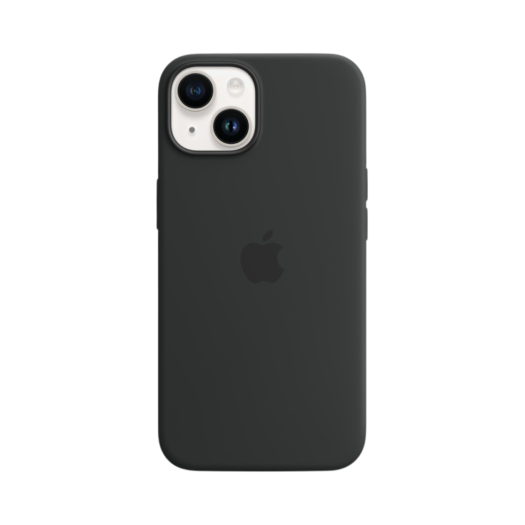 - Apple iPhone 14 Silicone Case with MagSafe Midnight