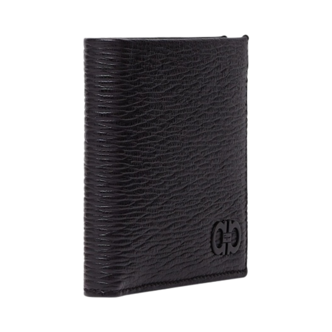 66A064-733314 Ferragamo Gancini Wallet Black Rain - #2
