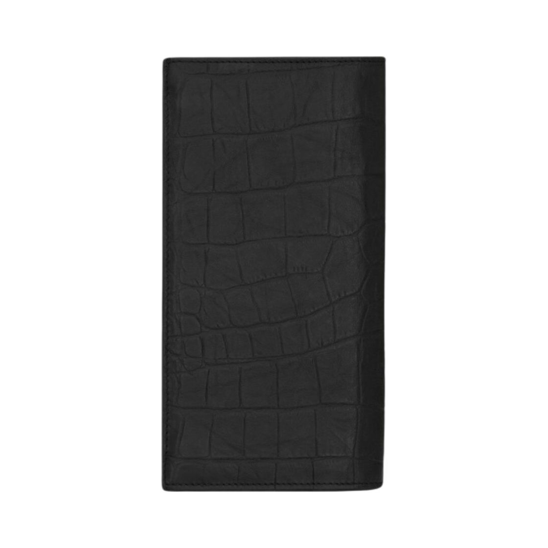 생로랑 크로커다일 엠보스드 레더 카산드라 장지갑 블랙(Saint Laurent Cassandre Continental Wallet in Crocodile Embossed Leather Black) - 2
