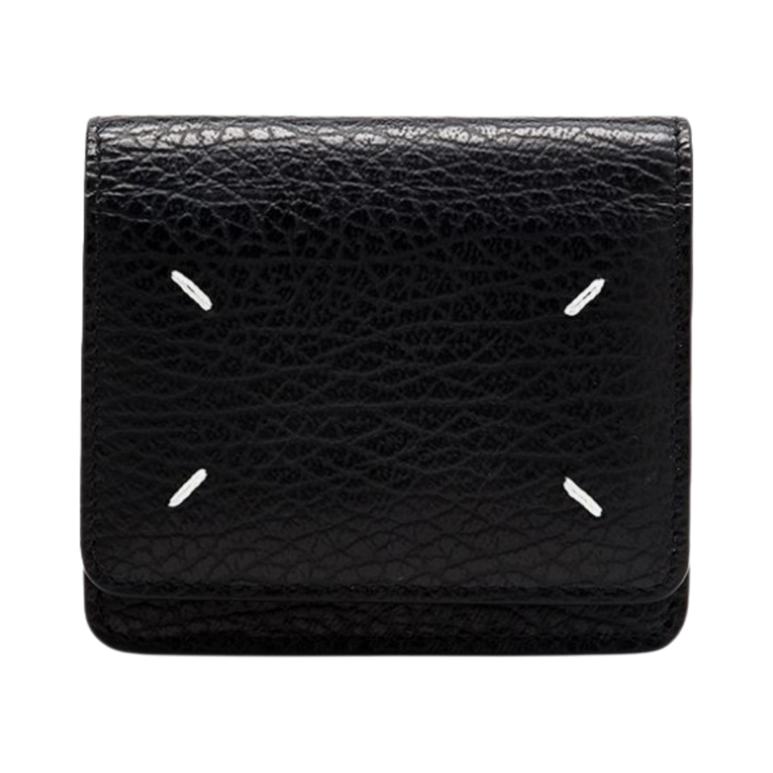 SA3UI0009P4455T8013 Maison Margiela Small Leather Chain Wallet Black