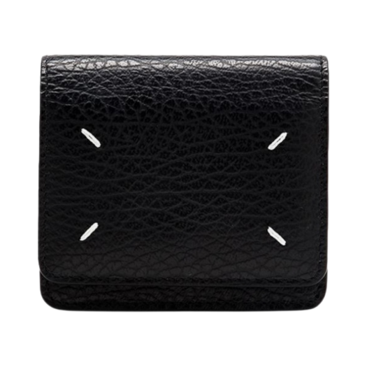 SA3UI0009P4455T8013 Maison Margiela Small Leather Chain Wallet Black
