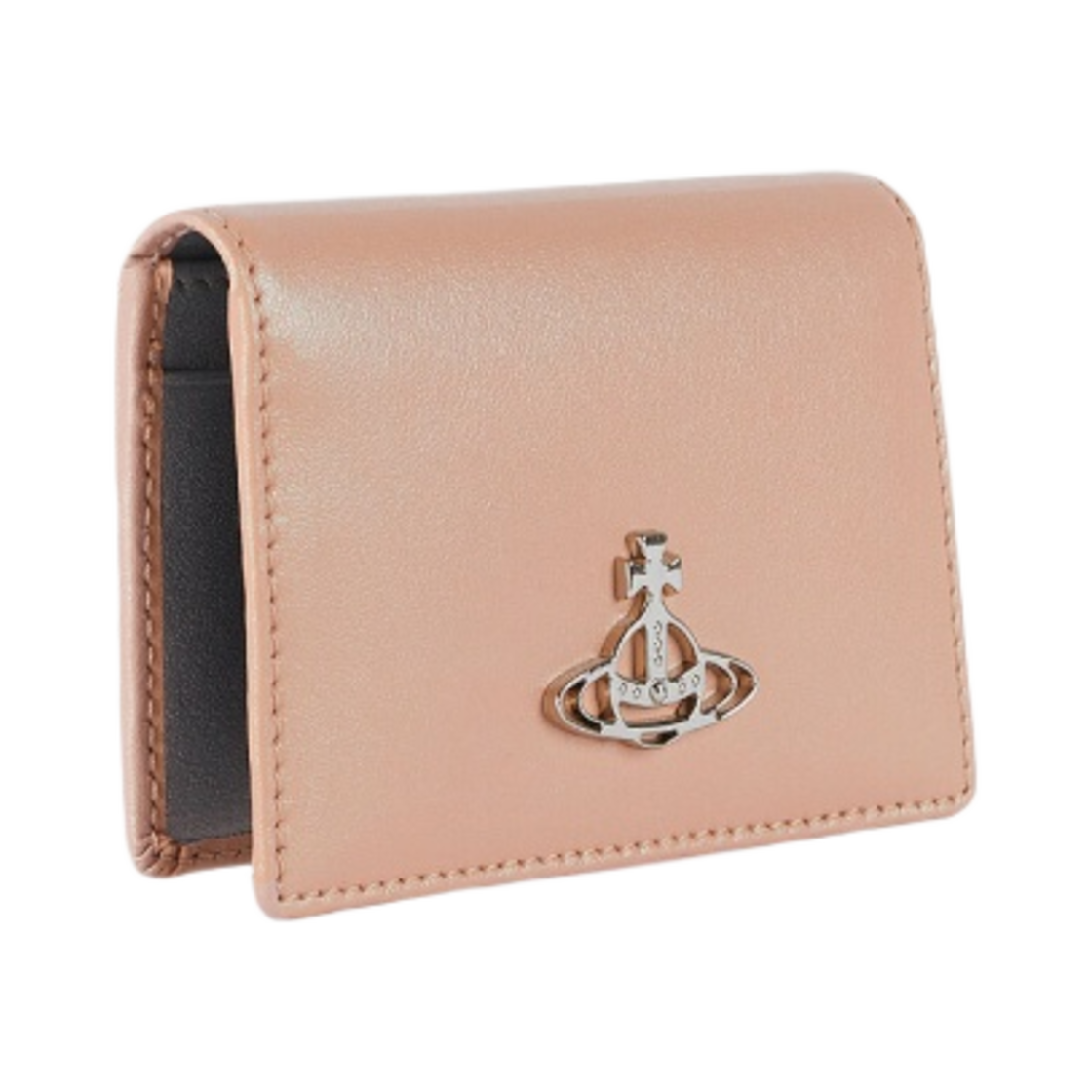 비비안 웨스트우드 펄라이즈드 레더 카드 홀더 핑크(Vivienne Westwood Pearlised Leather Card Holder Pink) - 2