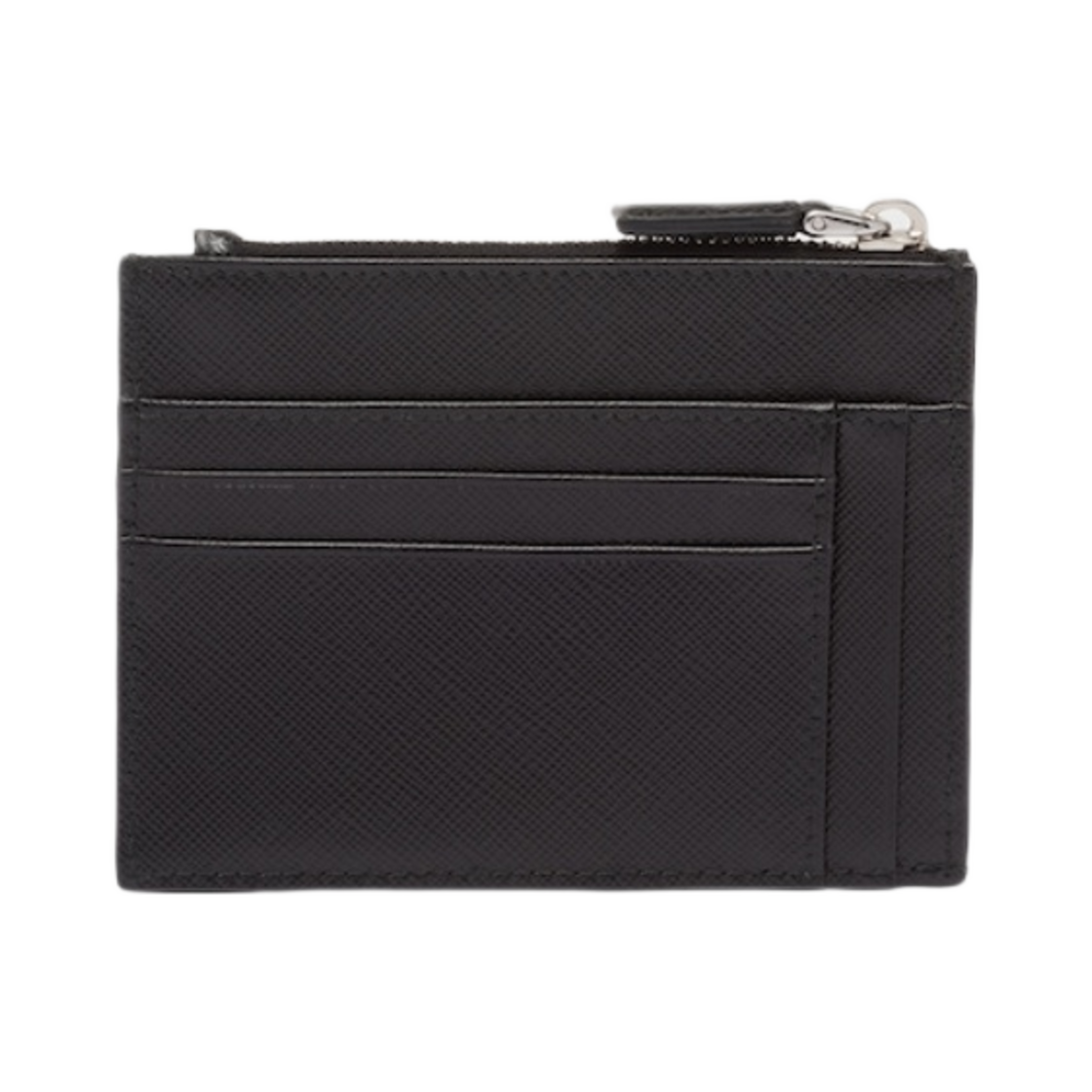 프라다 사피아노 레더 카드 홀더 블랙(Prada Saffiano Leather Card Holder Black) - 2