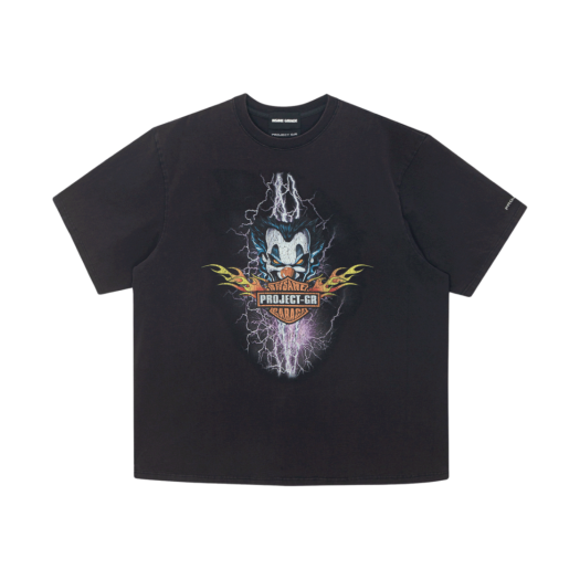 関税込★Project G/R x Insane Garage Clown Distressed T Brown 프로젝트 G/R x 인세인개러지 클라운 디스트레스 티셔츠 브라운