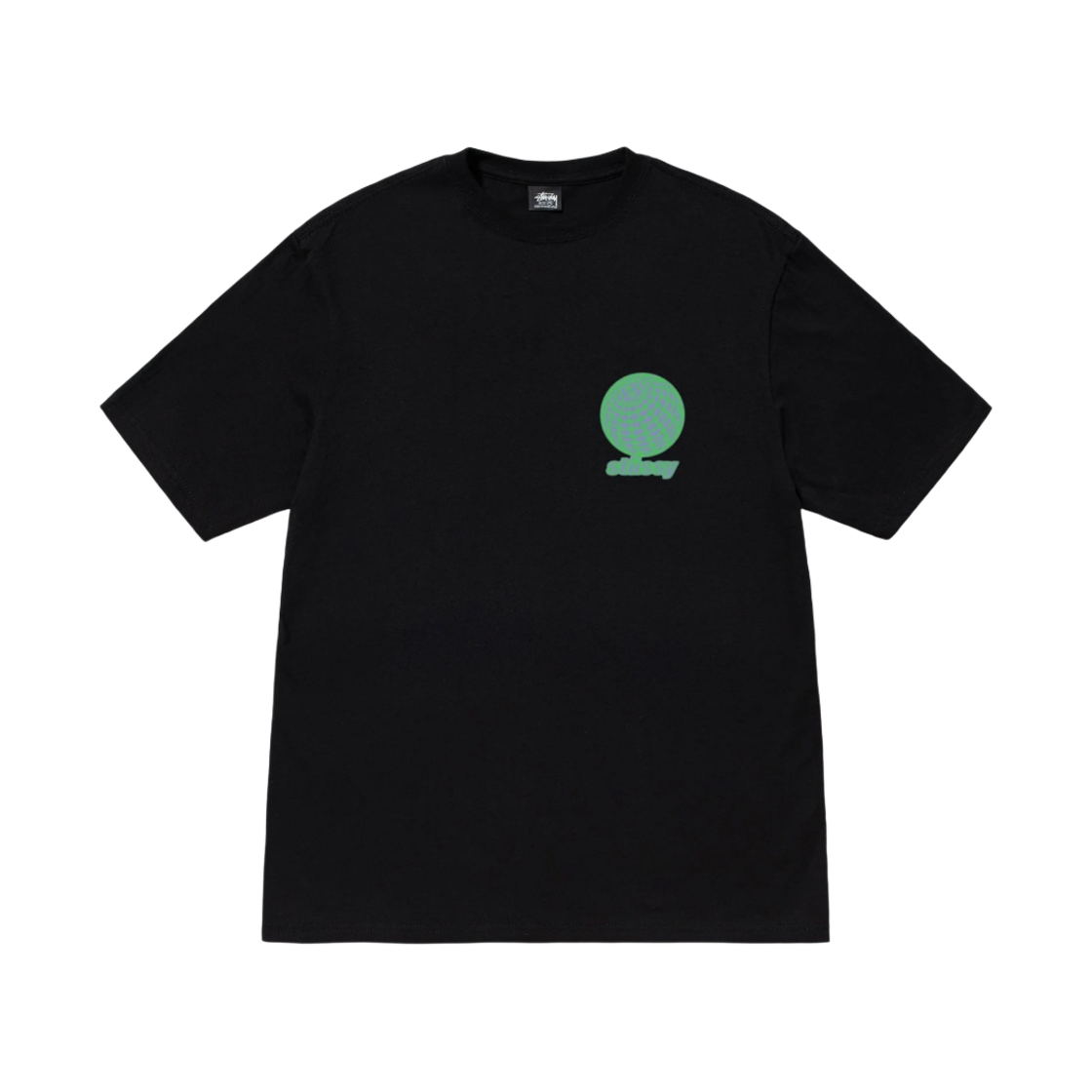 스투시 8 볼 그리드 티셔츠 블랙(Stussy 8 Ball Grid T-Shirt Black) - 2