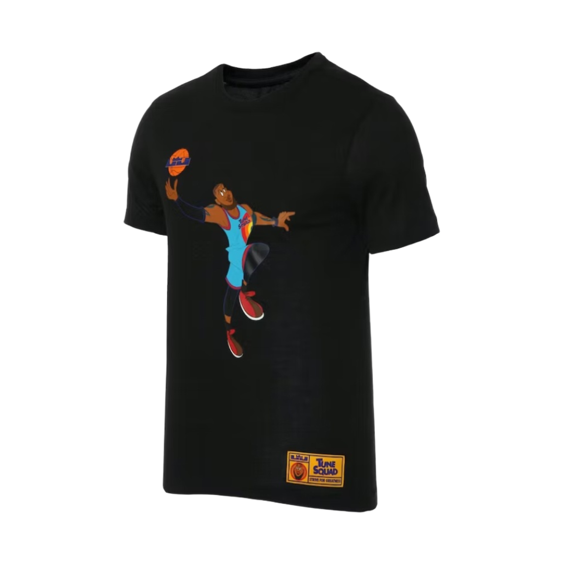 나이키 x 스페이스 잼: 새로운 시대 르브론 드라이핏 티셔츠 블랙 - 아시아(Nike x Space Jam: A New Legacy LeBron Dri-Fit T-Shirt Black - Asia)