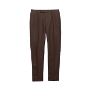Prada Tailored Linen Pants Ebony