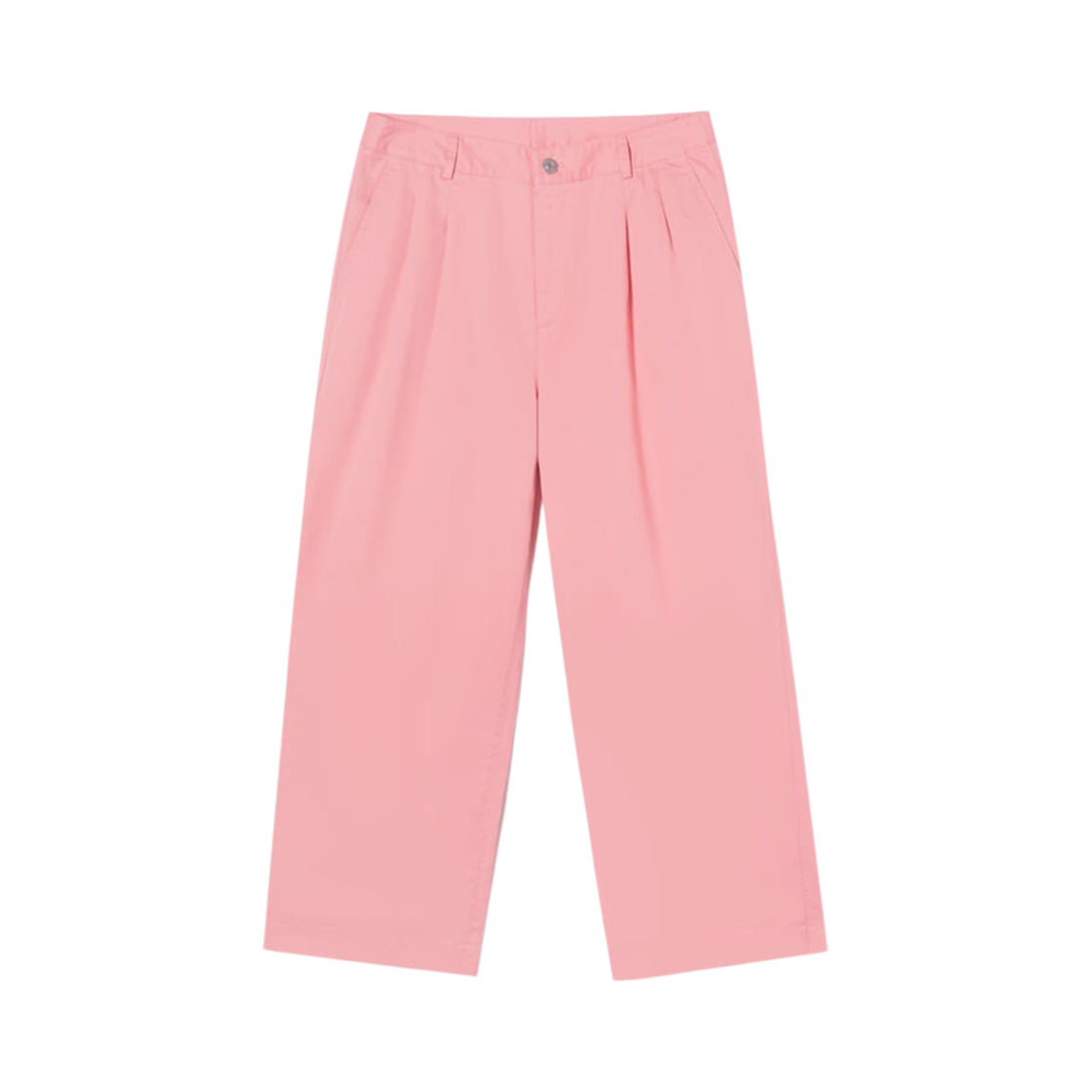 (W) 라코스테 와이드 핏 팬츠 핑크((W) Lacoste Wide Fit Pants Pink) - 1
