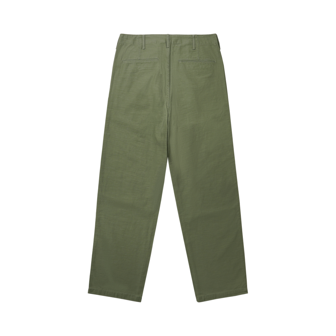 무신사 스탠다드 백 사틴 오피서 팬츠 올리브(Musinsa Standard Back Satin Officer Pants Olive) - 2