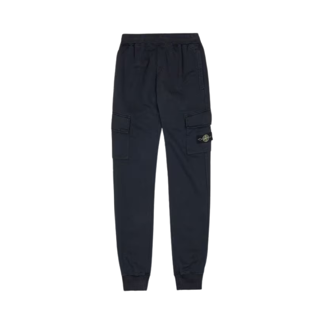 791660941-V0129 (Kids) Stone Island 60941 Wappen Patch Cargo Pants Black - 23FW