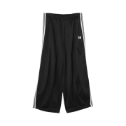 Needles H.D. Track Pants Poly Smooth Black White