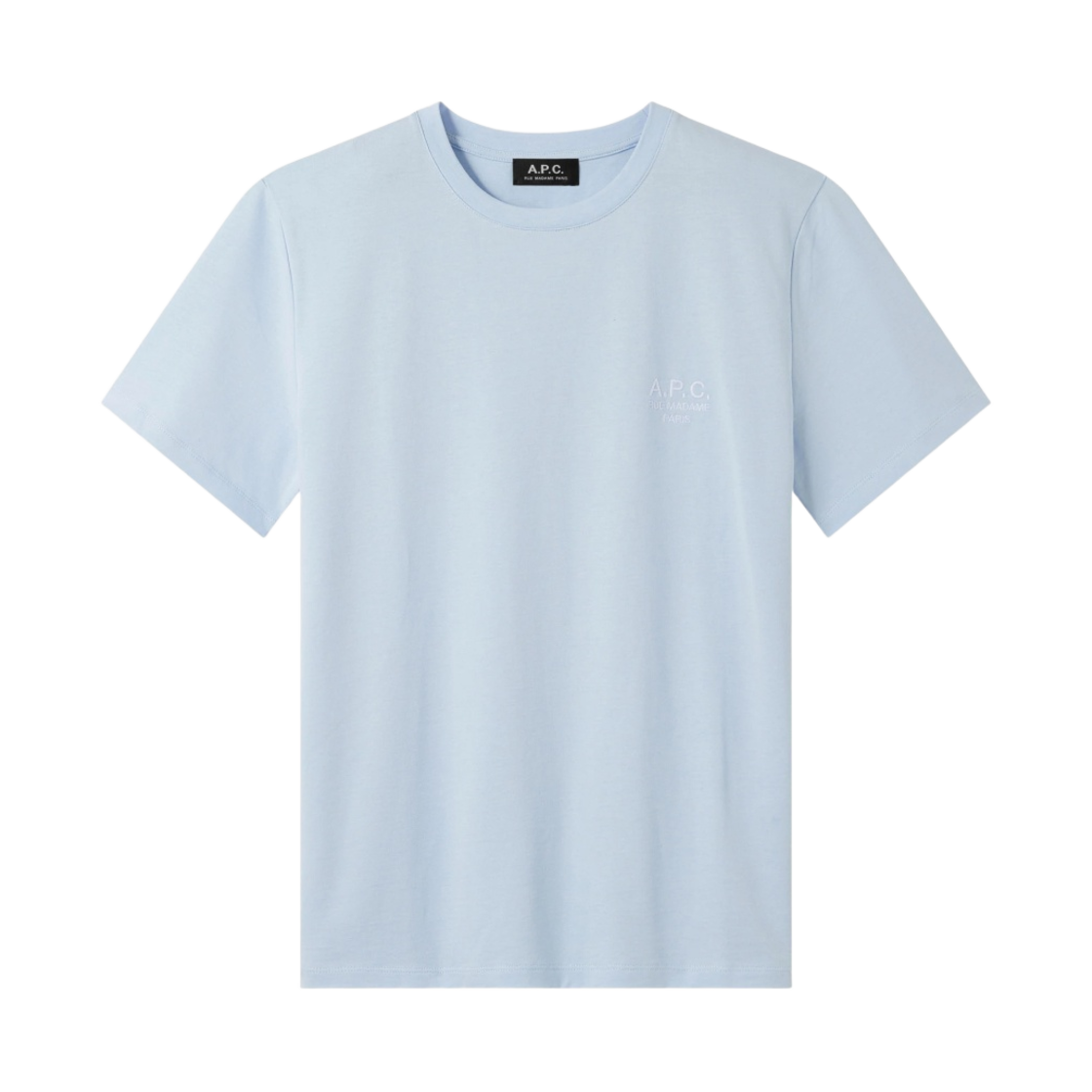 COEAV-H26840-IAB A.P.C. Raymond T-Shirt Pale Blue - 대표 이미지 #1