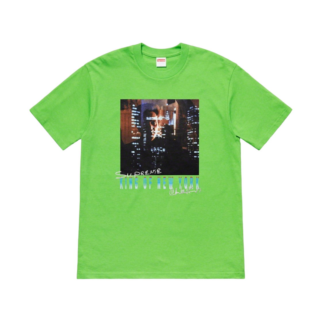 - Supreme Christopher Walken King of New York T-Shirt Green - 19SS