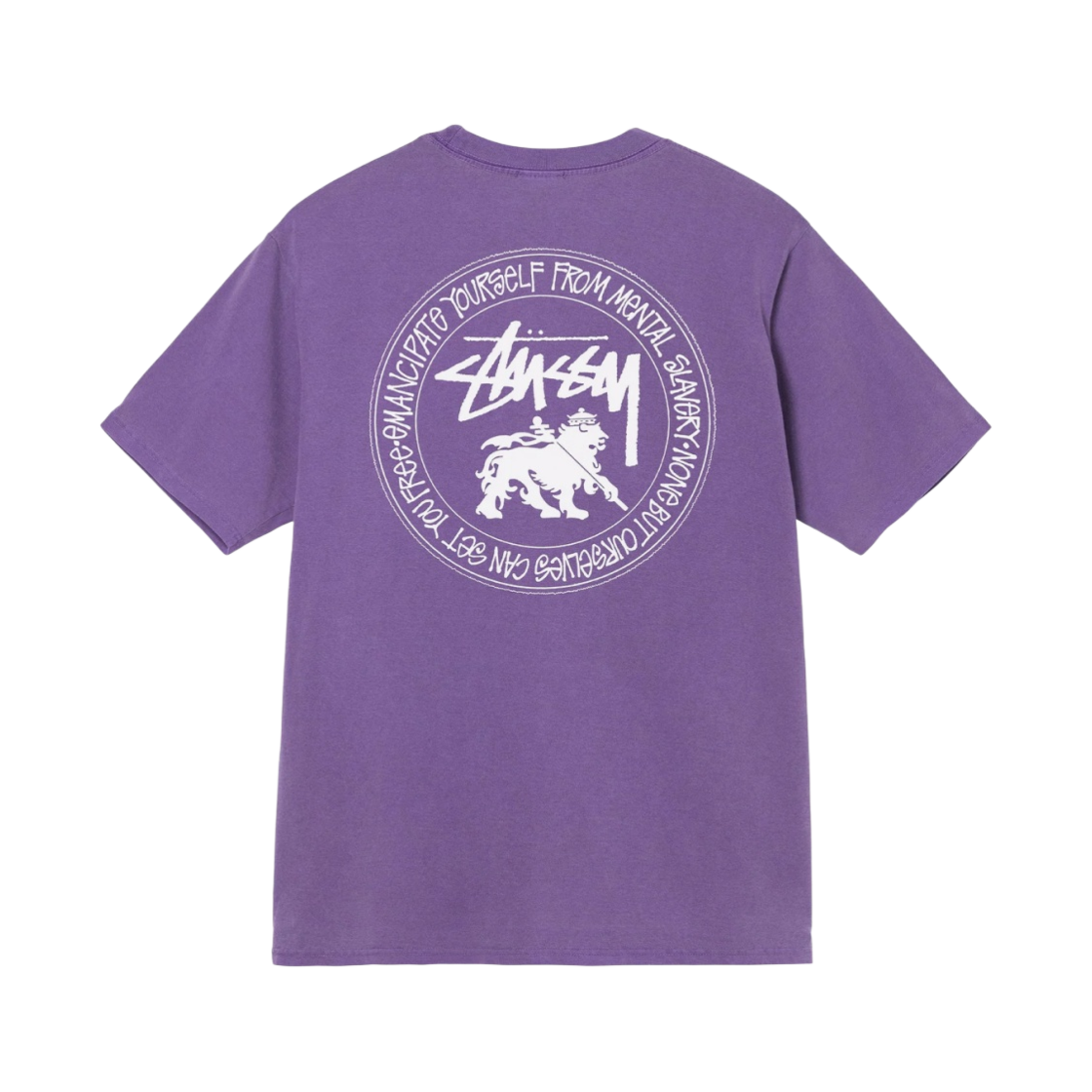 스투시 라이언 닷 피그먼트 다이드 티셔츠 퍼플(Stussy Lion Dot Pigment Dyed T-Shirt Purple) - 1