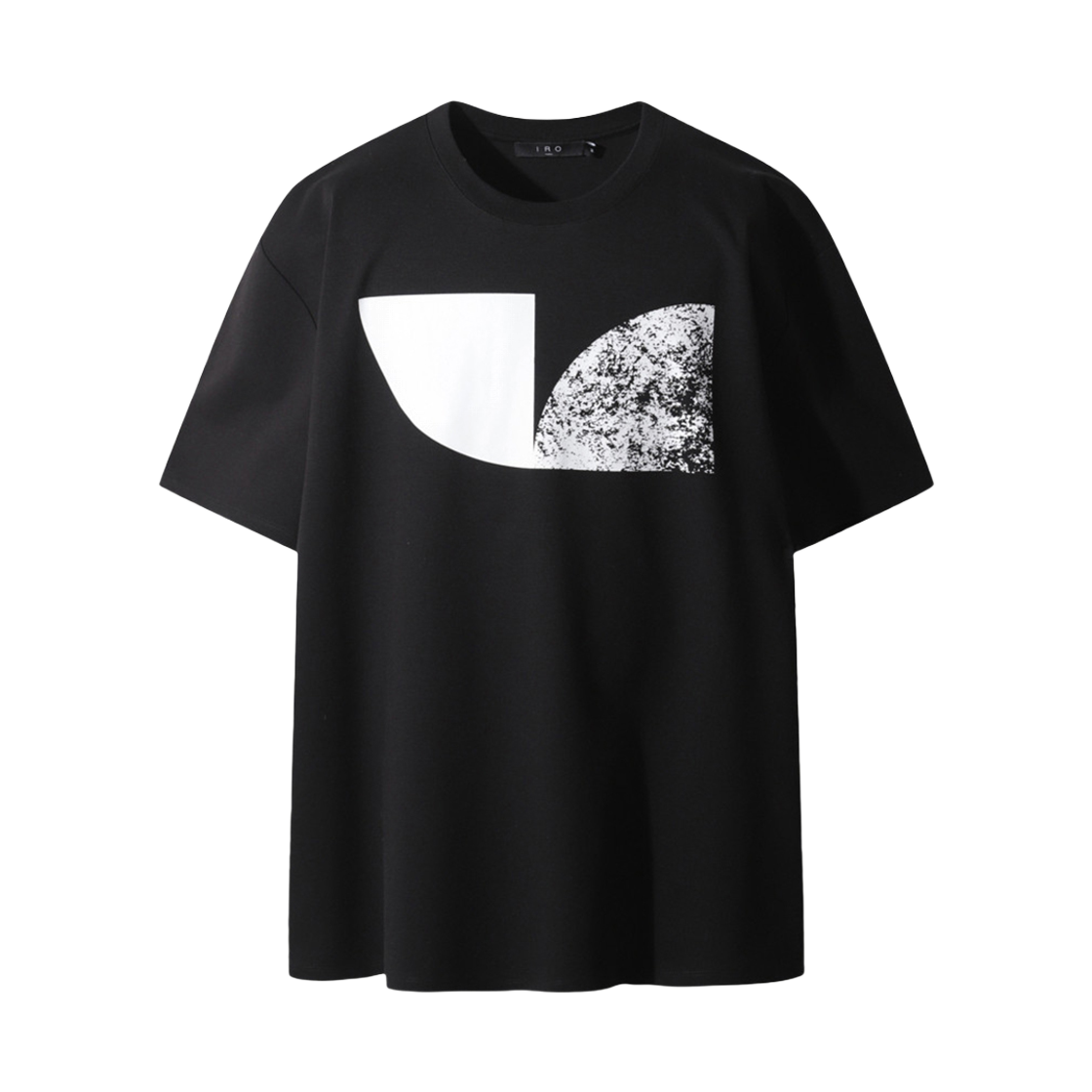 이로 알로이스페 오버핏 아이코닉 로고 반팔 티셔츠 블랙(Iro Aloispe Over Fit Iconic Logo Short Sleeves T-Shirt Black) - 1