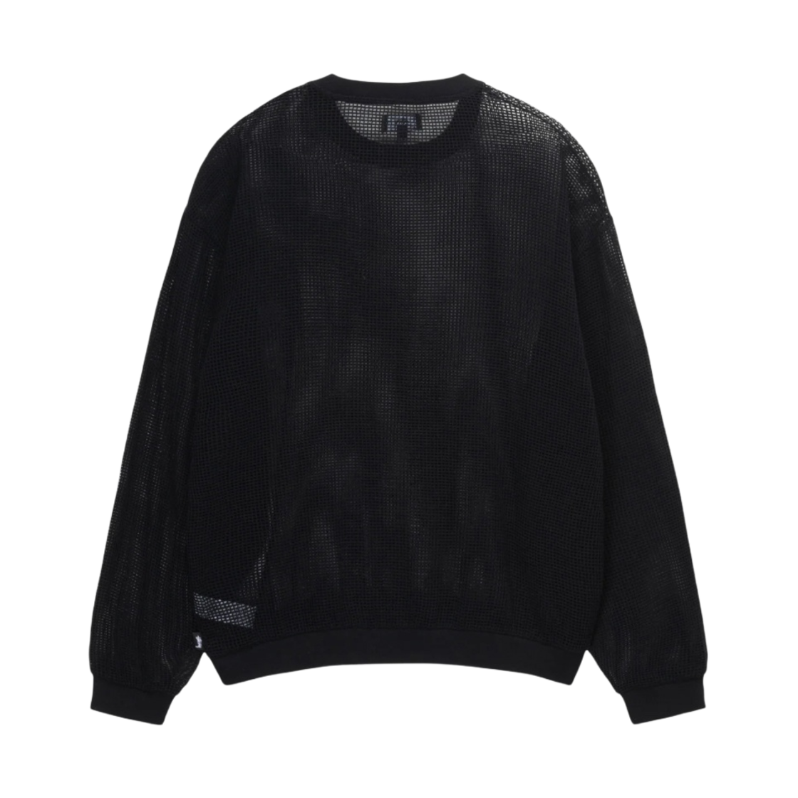 스투시 코튼 메쉬 롱슬리브 크루 블랙(Stussy Cotton Mesh LS Crew Black) - 2