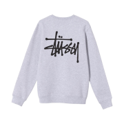 Stussy Basic Stussy Crew Ash Heather Grey 2021