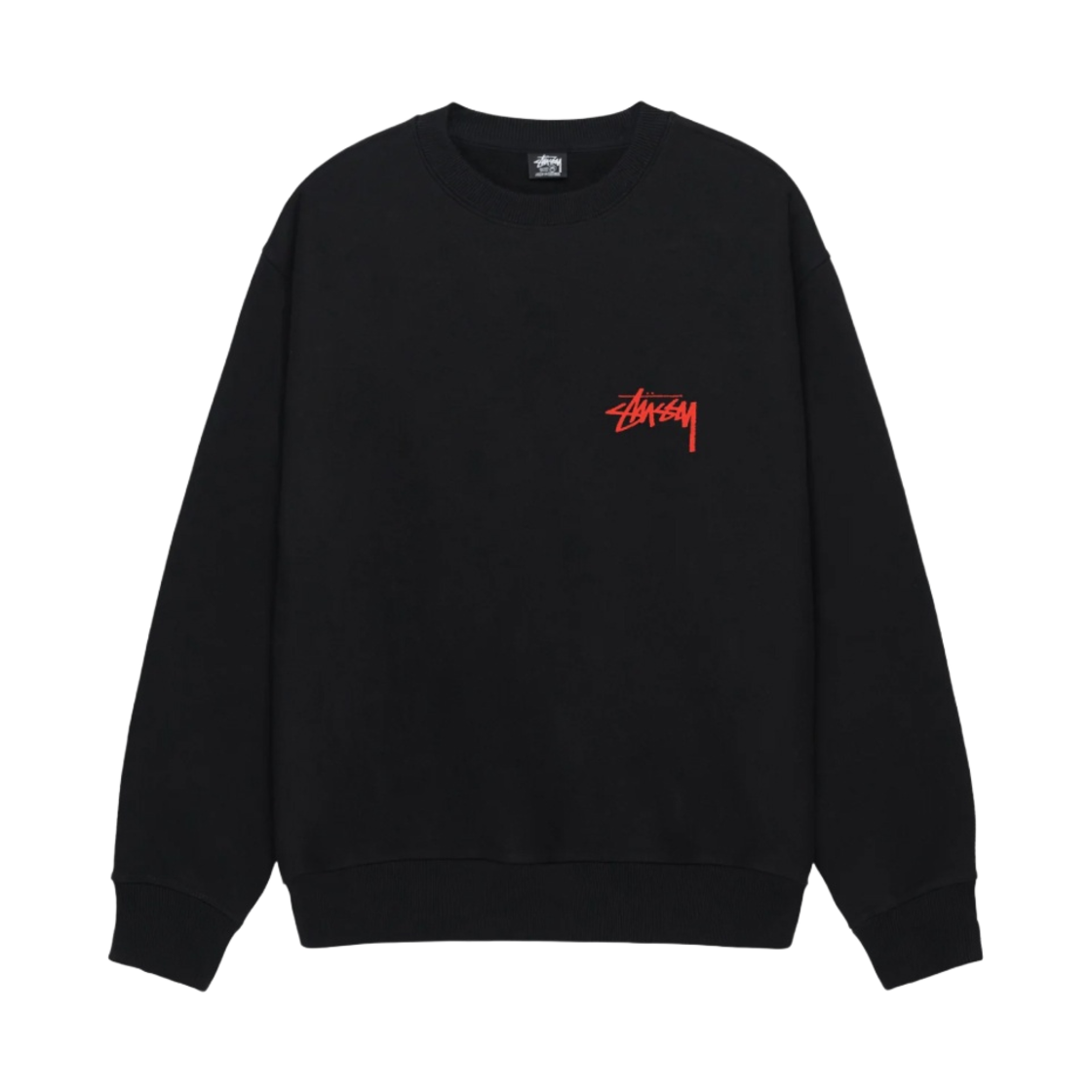 ★韓国の人気★【STUSSY】Shells Crew★Black★スウェッ.ト★ 스투시 쉘 크루 블랙 | Stussy | KREAM