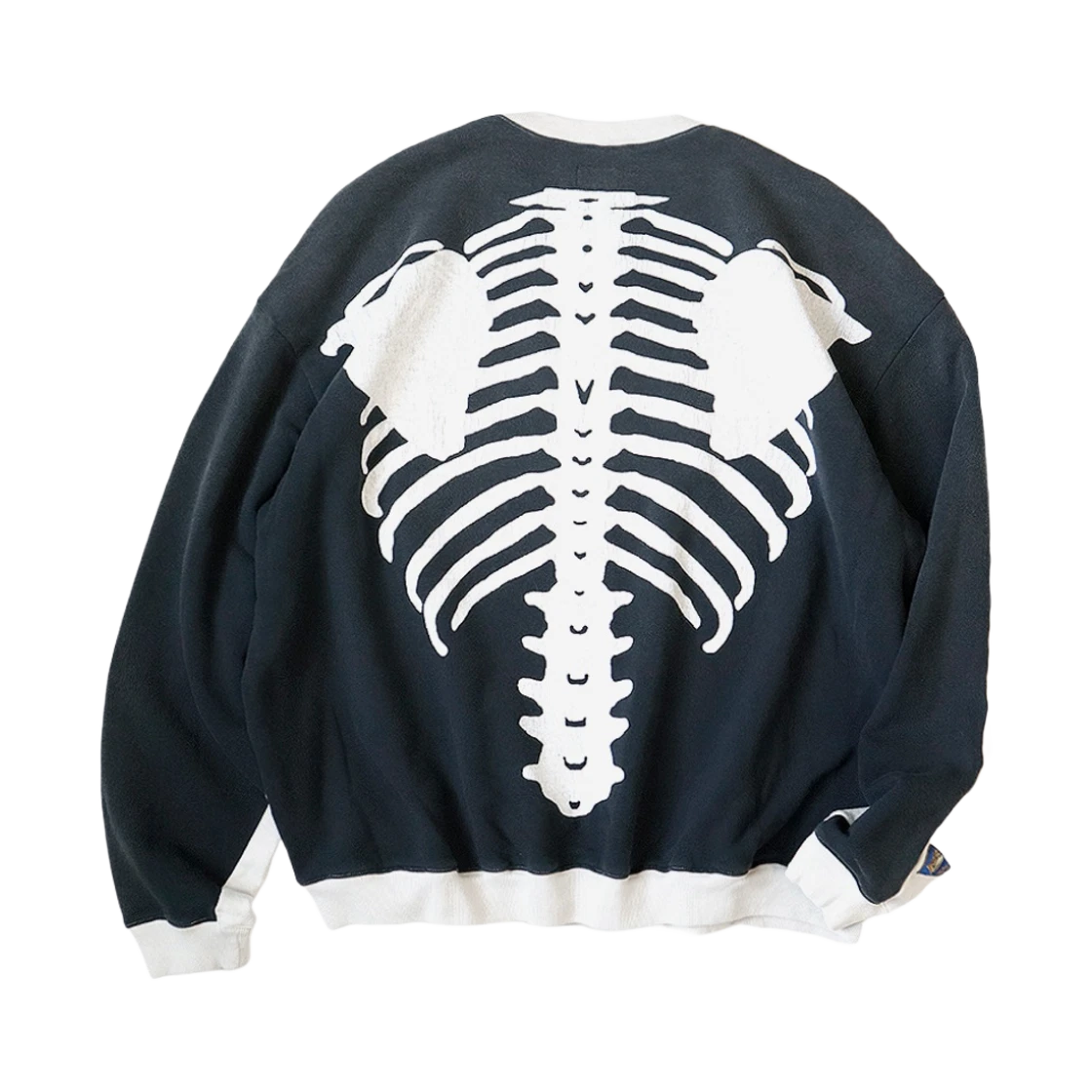 Kapital Kapital 2 Tone Big Fleece Sweatshirt Kinari Black · ONE SIZE