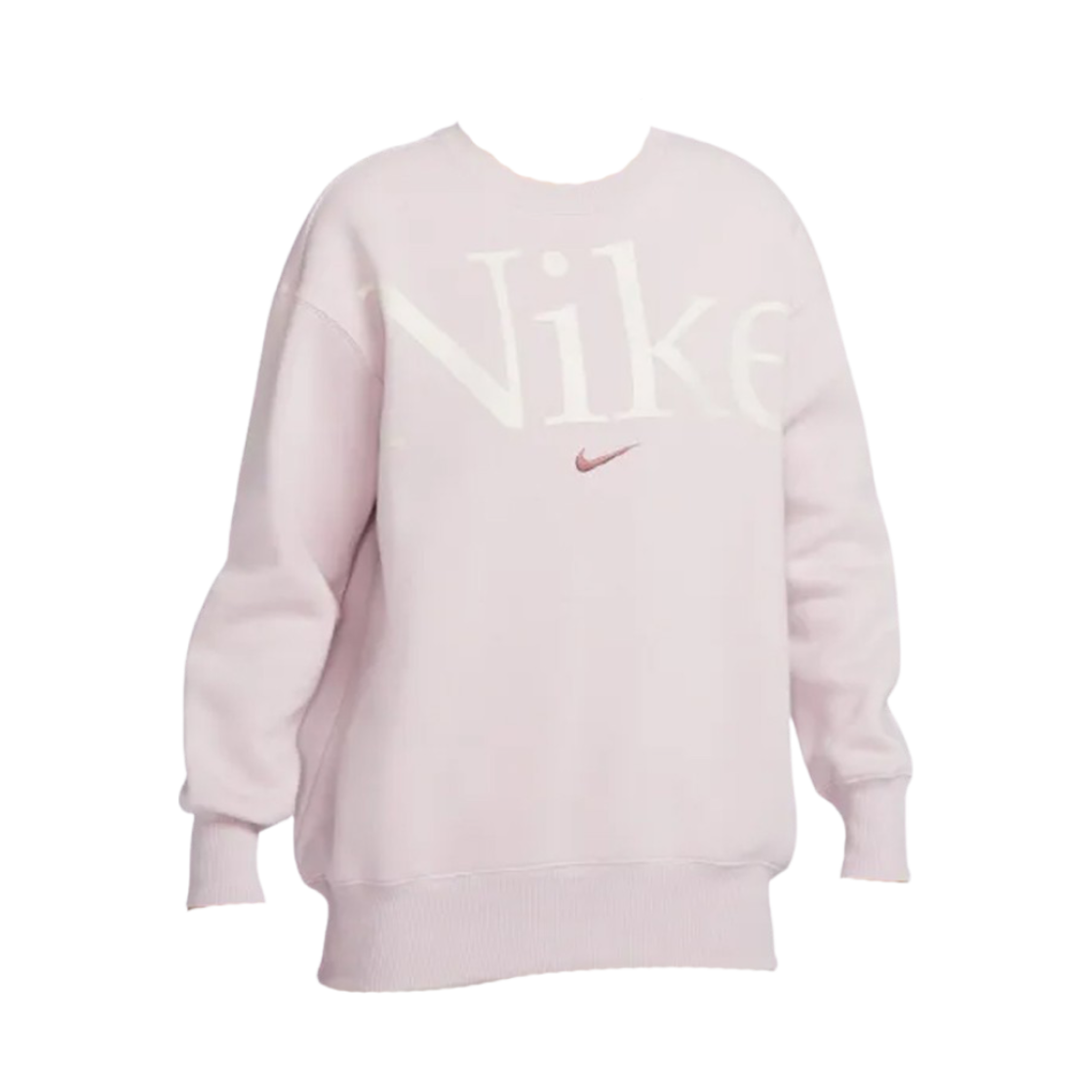 FN3655-019 (W) Nike NSW Phoenix Oversized Fleece Crewneck Sweatshirt Platinum Violet - Asia