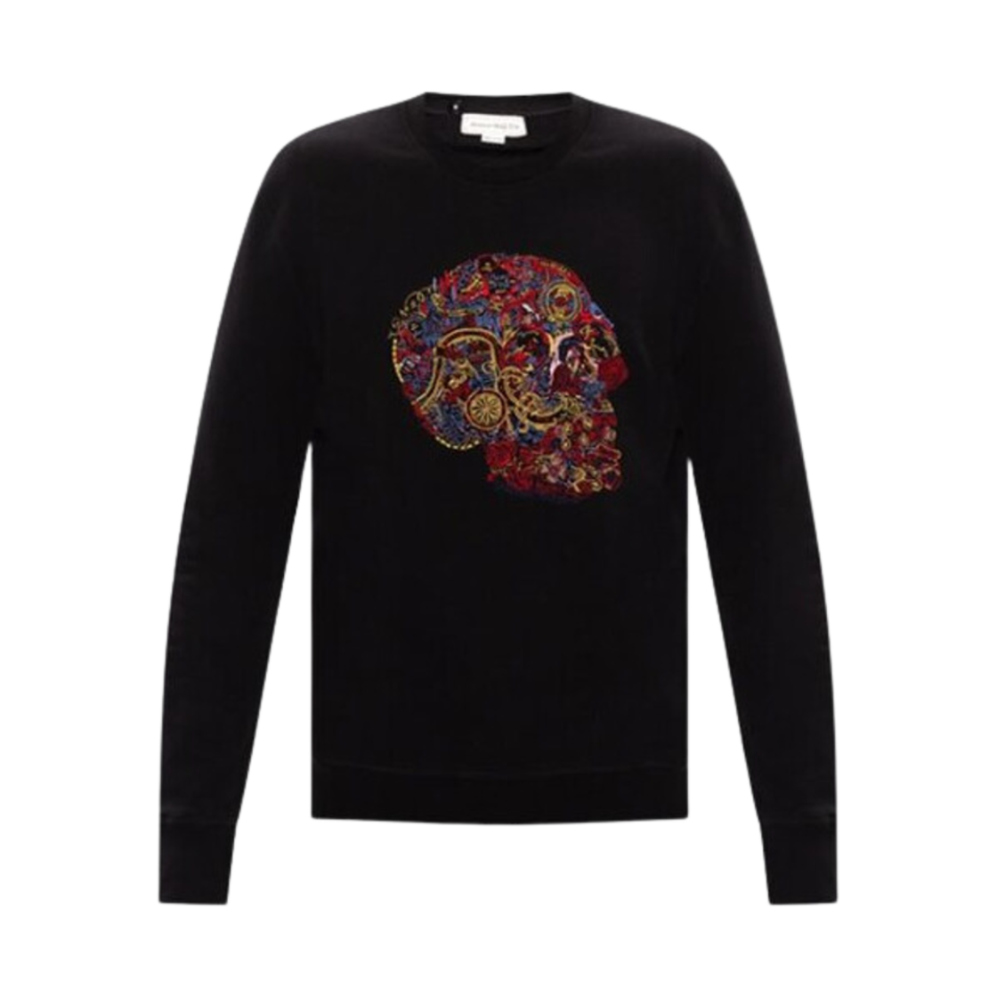 650434QQZ690901 Alexander McQueen Skull Sweatshirt Black