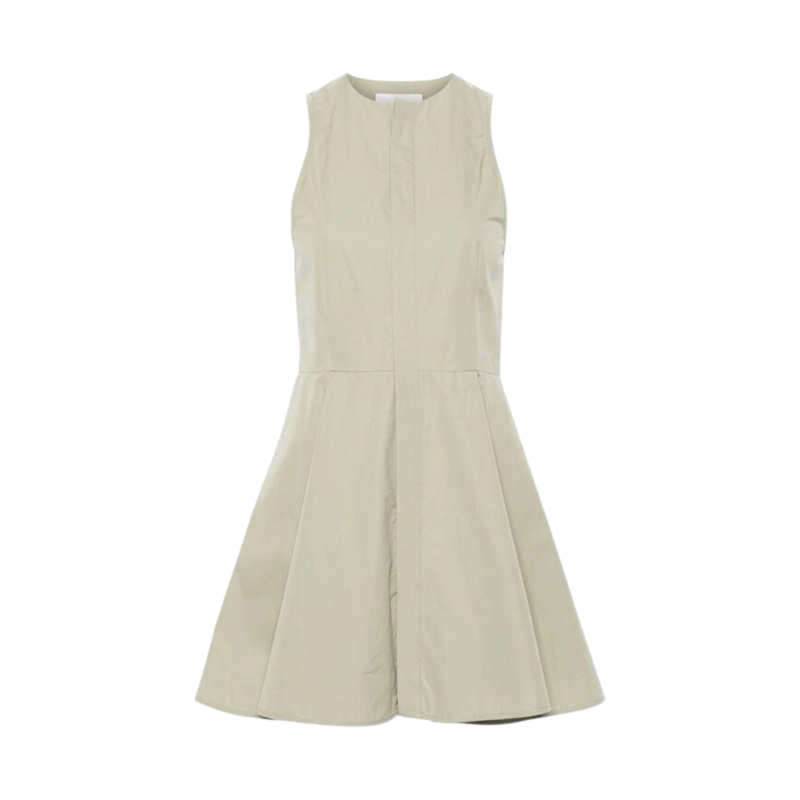 FDR116-CO0063-317 (W) AMI Short Dress with Hidden Tab Khaki