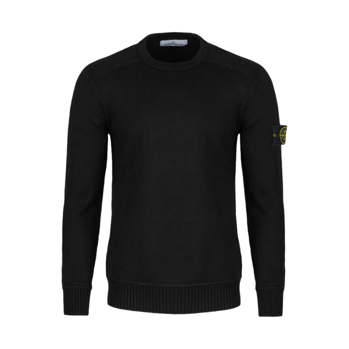 스톤 아일랜드 541A2 윈터 코튼 크루넥 니트 블랙 - 21FW(Stone Island 541A2 Winter Cotton Crewneck Knit Black - 21FW) - 1
