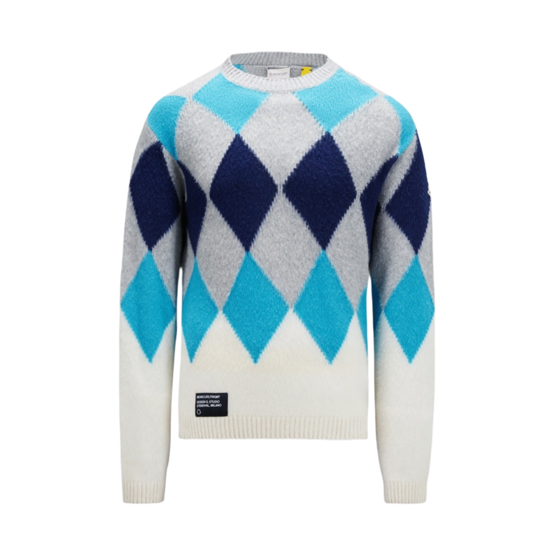 몽클레르 x 프라그먼트 아가일 울 & 캐시미어 스웨터 멀티컬러 - 23FW(Moncler x Fragment Argyle Wool & Cashmere Sweater Multicolor - 23FW) - 1