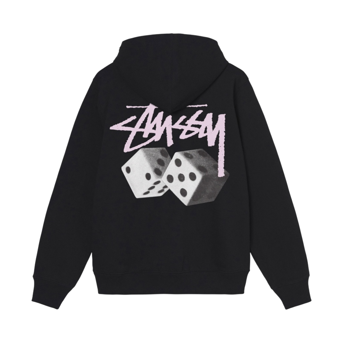 스투시 롤 더 다이스 후드 블랙