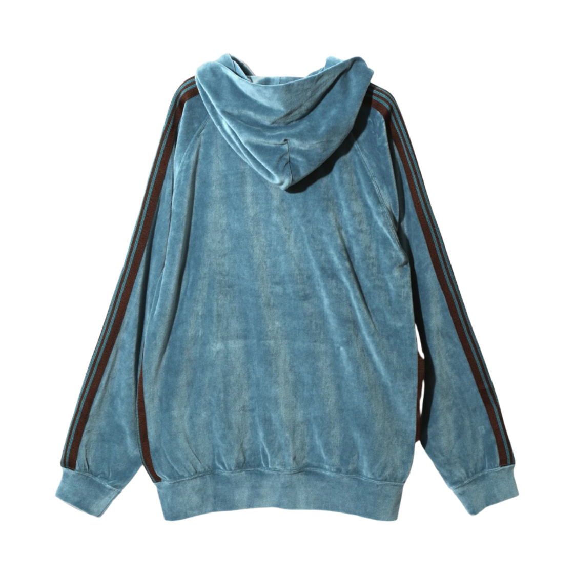 니들스 트랙 후드 벨루어 블루(Needles Track Hoodie Velour Blue) - 2