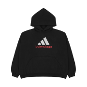 Balenciaga x Adidas Hoodie Black