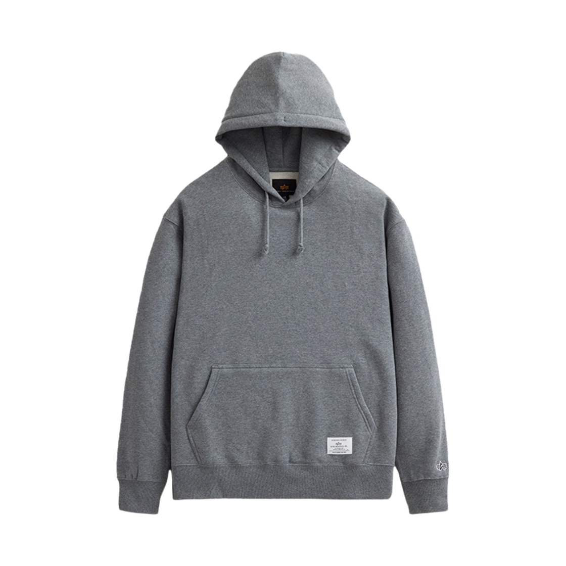 AI24I1000025MCH ALPHA INDUSTRIES Essential French Terry Hoodie Medium Charcoal Heather