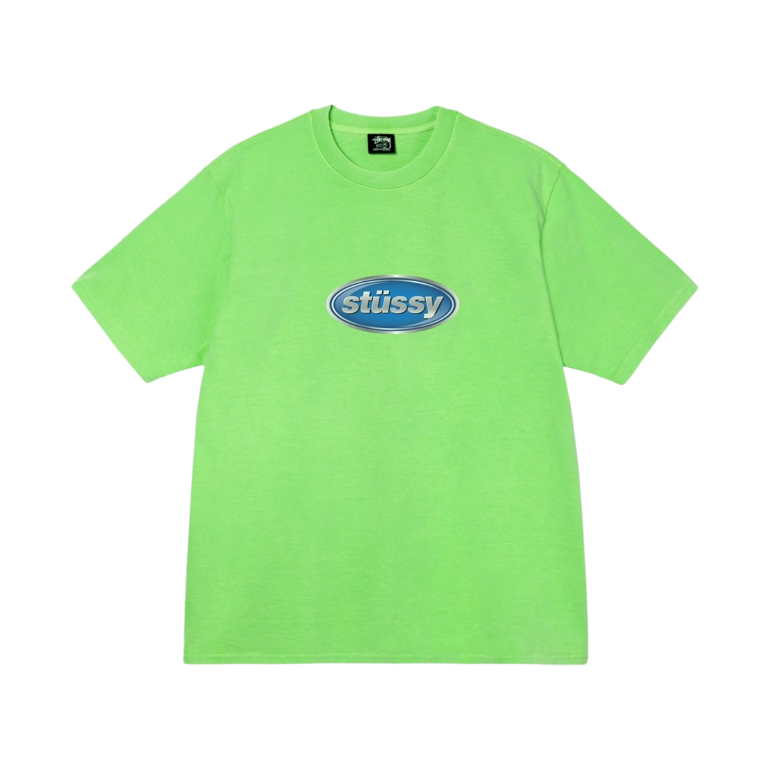 스투시 엠블럼 티셔츠 피그먼트 다이드 그린(Stussy Emblem T-Shirt Pigment Dyed Green) - 1