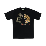 BAPE Japan Culture Tiger and Dragon T-Shirt Black