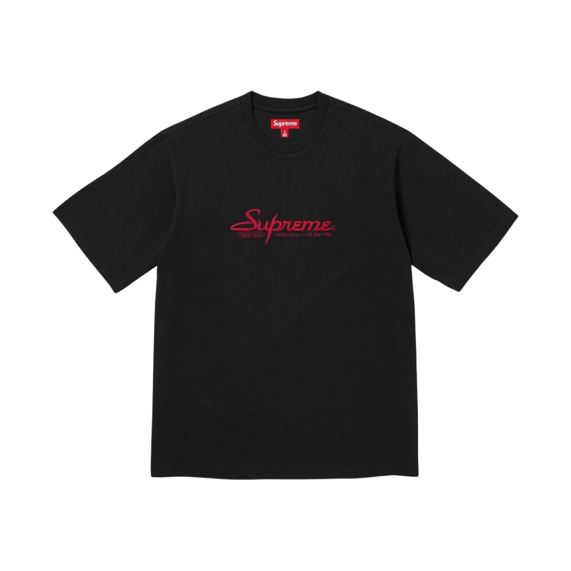 슈프림 컨택트 숏슬리브 탑 블랙 - 24SS