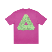 Palace Tri-Slime T-Shirt Pink - 21SS