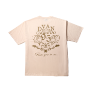 DVAN Jardin De Half Sleeve T-Shirt Beige