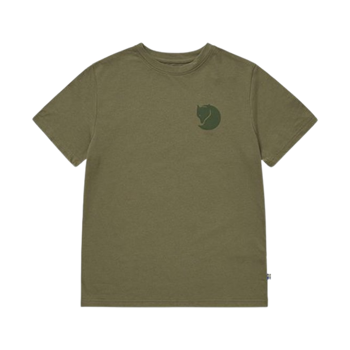 87153-620 (W) Fjallraven Fox Boxy Logo T-Shirt Green