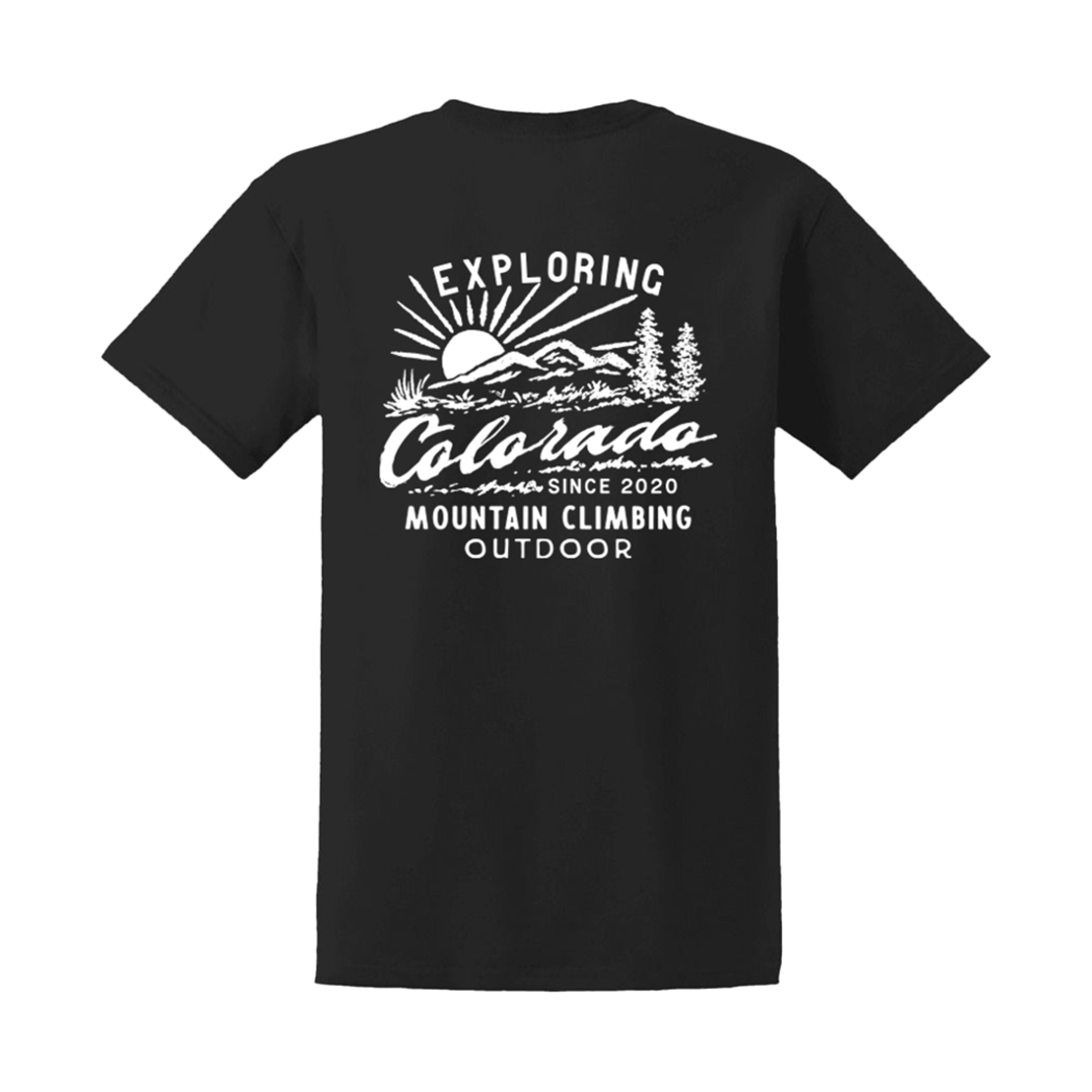 Gildan X 아메리칸 컬렉션 콜로라도 티셔츠 블랙(Gildan X American Collection COLORADO T-Shirt Black)