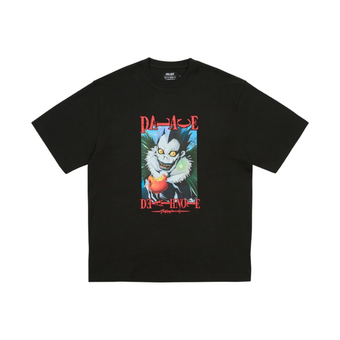 팔라스 x 데스 노트 티셔츠 블랙 - 25SS(Palace x Death Note T-Shirt Black - 25SS)