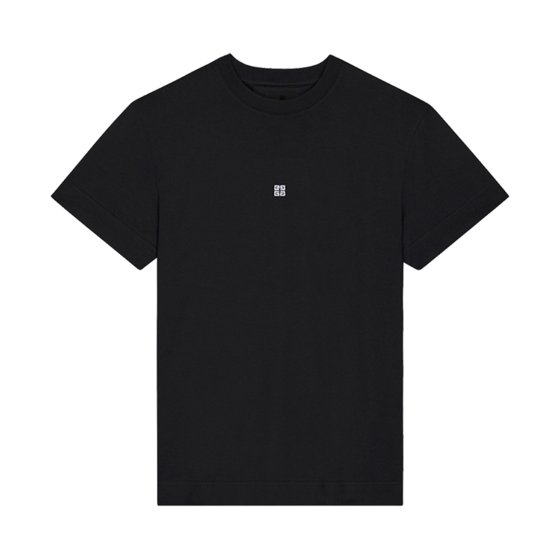 지방시 4G 디테일 코튼 슬림핏 티셔츠 블랙(Givenchy Slim Fit T-shirt in Cotton with 4G Detail Black) - 1