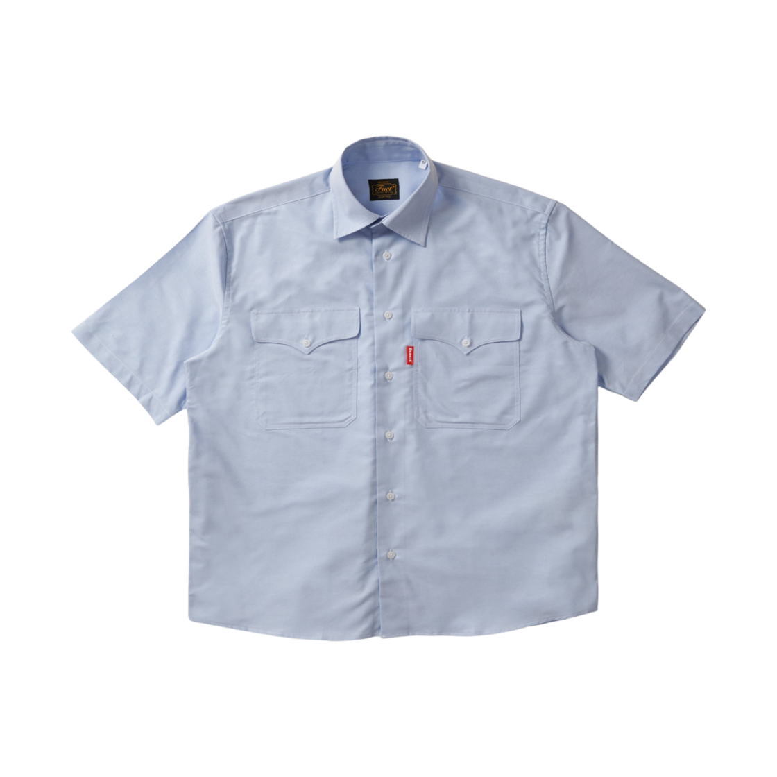 퍽트 웨스턴 요크 포켓 옥스포드 셔츠 스카이 블루 - 24SS(Fuct Western Yoke Pocket Oxford Shirt Sky Blue - 24SS)
