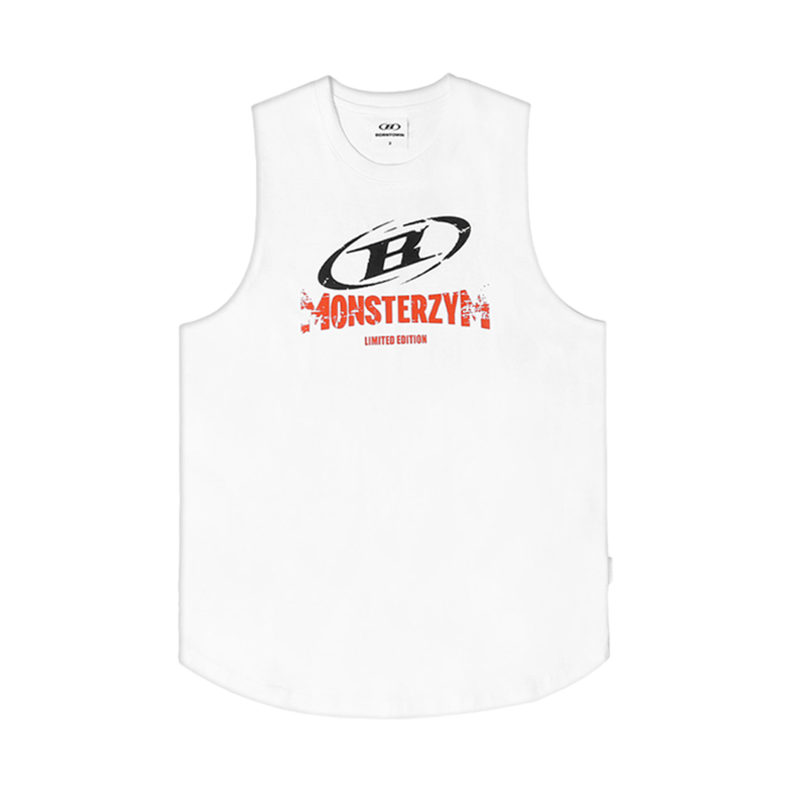 본투윈 X 몬스터짐 컴포트 핏 슬리브리스 블랙 화이트